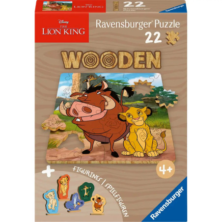 Ravensburger WOODEN Kids Puzzle 12004080 - Paw Patrol - 22 Teile Kontur-Holzpuzzle mit stabilen, ind