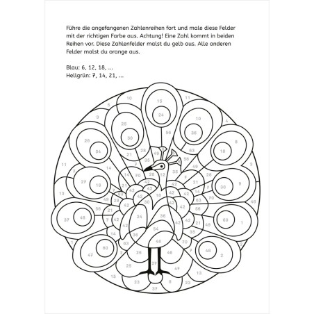 LERNSTERN. Mein Mathe-Malblock. Rechnen bis 100
