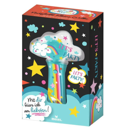 moses. Mini Partylicht Klein – LED Diskolicht für Kindergeburtstage & Partys, ab 3 J.