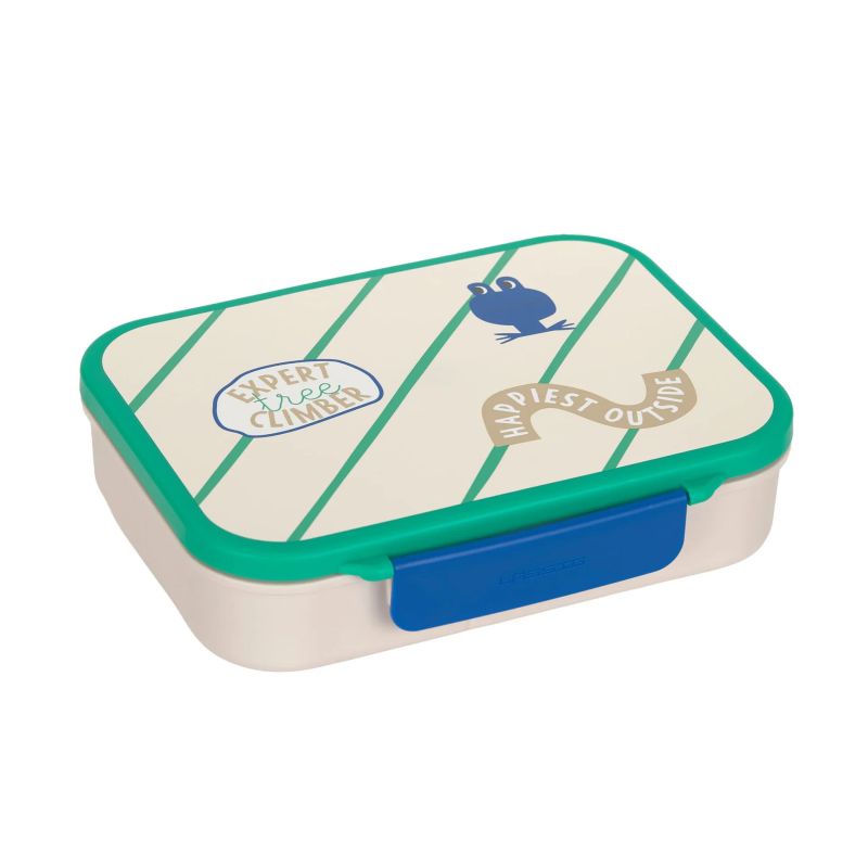 Lässig Bento Brotdose Happy Trails Frog – Schulfreundliche Lunchbox