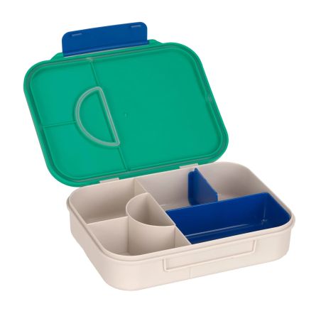 Lässig Bento Brotdose Happy Trails Frog – Schulfreundliche Lunchbox