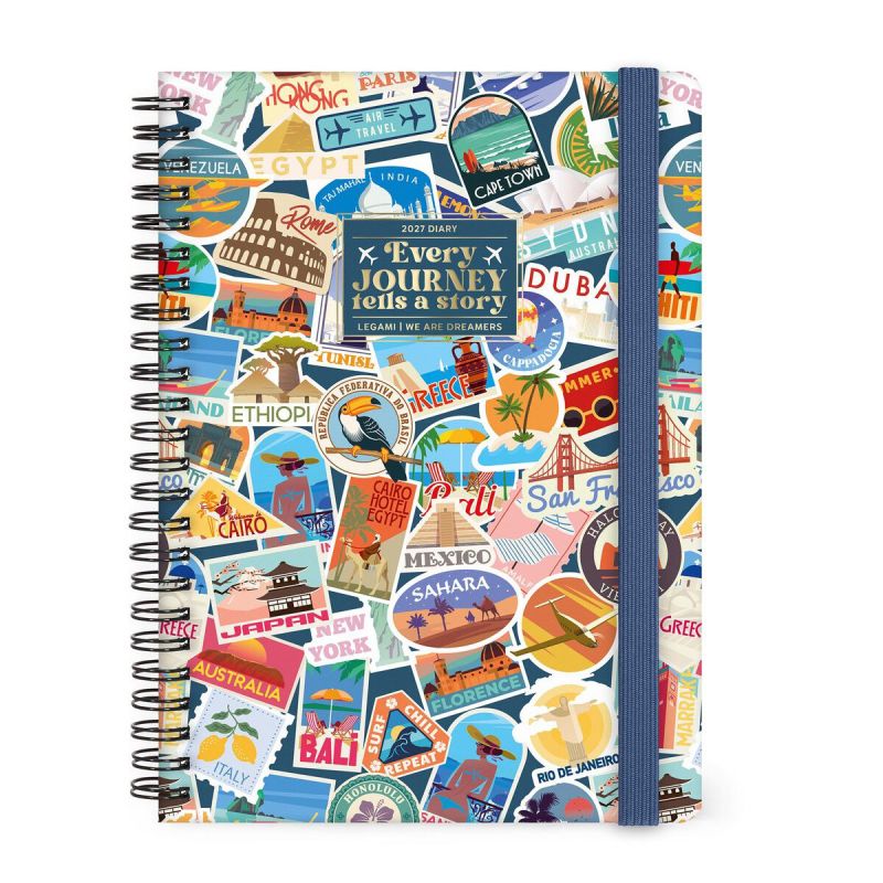 12-Month Diary 2027 Travel