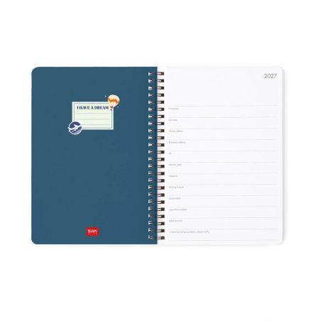 12-Month Diary 2027 Travel