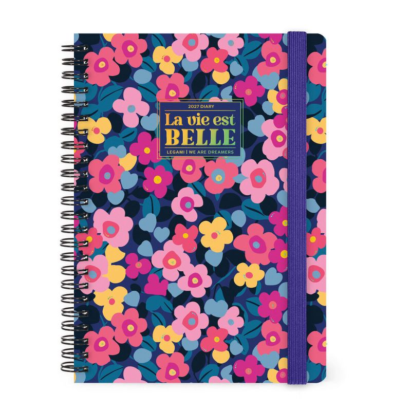 12-Month Diary 2027 Flowers