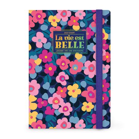 12-Month Diary 2027 Flowers