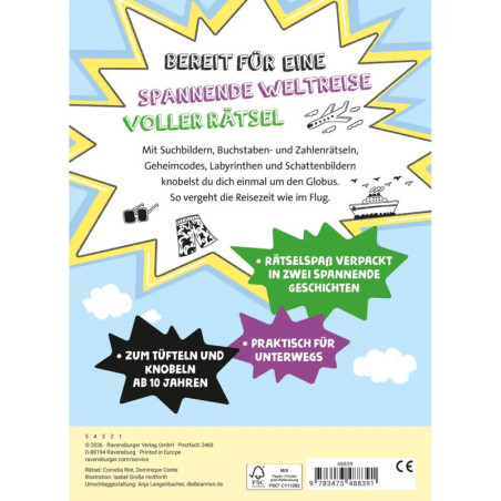 Reise-Rätselblock ab 10 Jahre