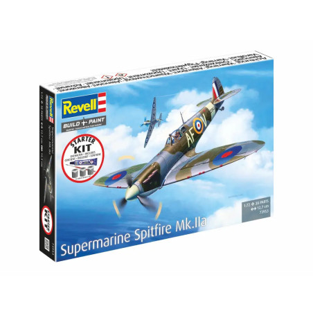 Starter Kit Spitfire Mk.IIa, Revell Modellbausatz mit Basiszubehör
