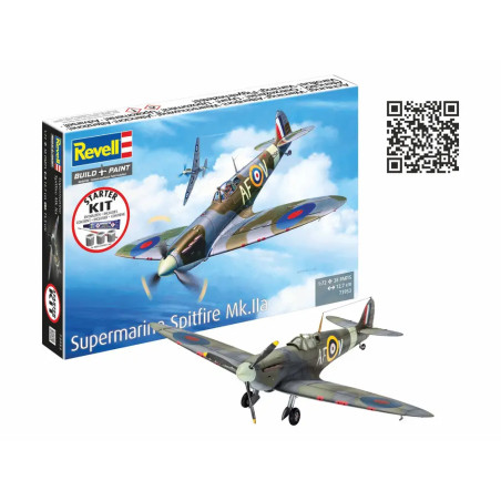 Starter Kit Spitfire Mk.IIa, Revell Modellbausatz mit Basiszubehör