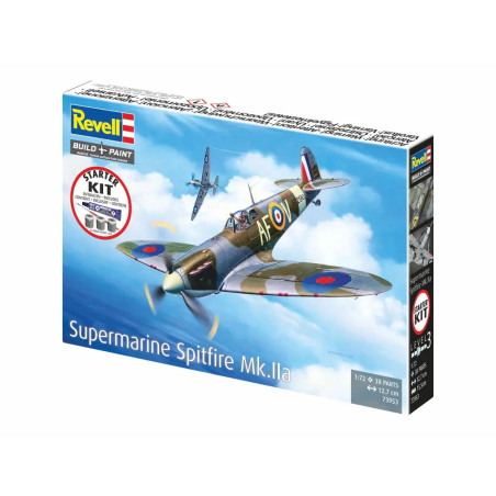 Starter Kit Spitfire Mk.IIa, Revell Modellbausatz mit Basiszubehör