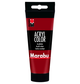 Acrylfarbe Color, 100ml, rubinrot M