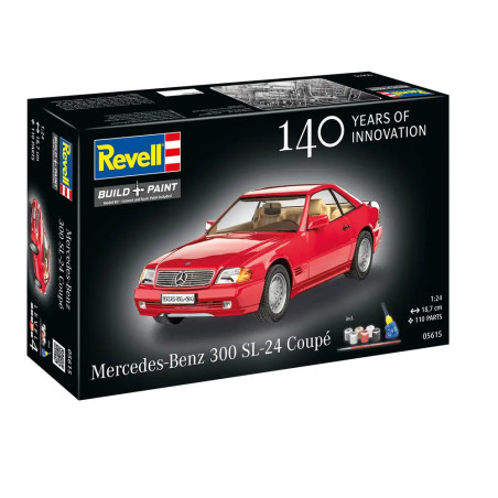 Mercedes-Benz 300 SL-24 Coupé (140 Years of Innov.), Revell Modellbausatz mit Basiszubehör