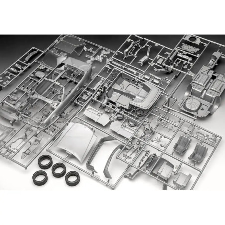 Mercedes-Benz 300 SL-24 Coupé (140 Years of Innov.), Revell Modellbausatz mit Basiszubehör