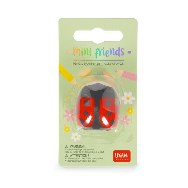 PENCIL SHARPENER - MINI FRIENDS - Ladybug