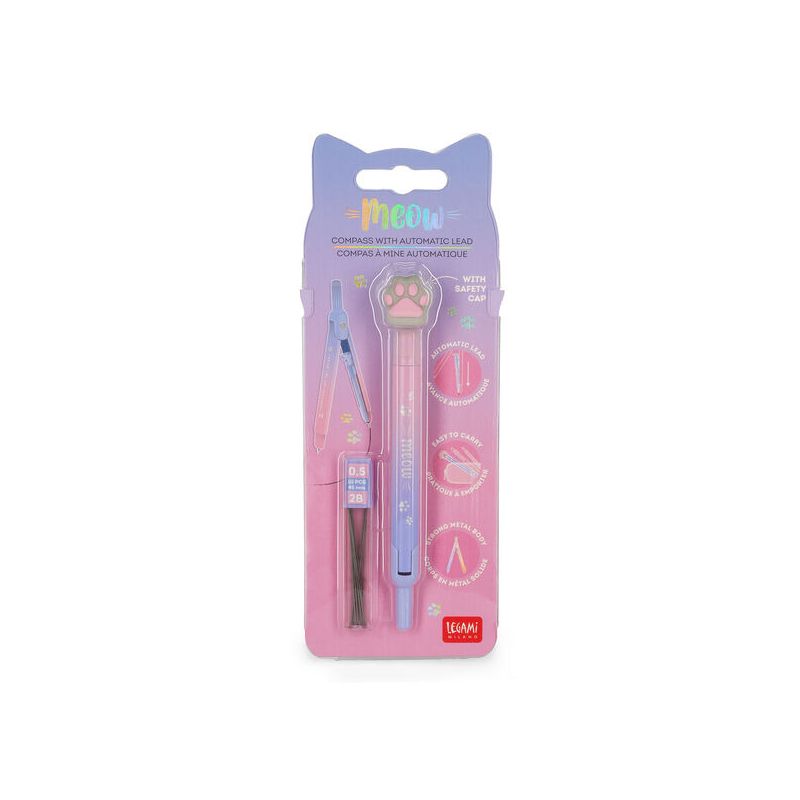Meow Zirkel mit automatischer Mine - Kitty