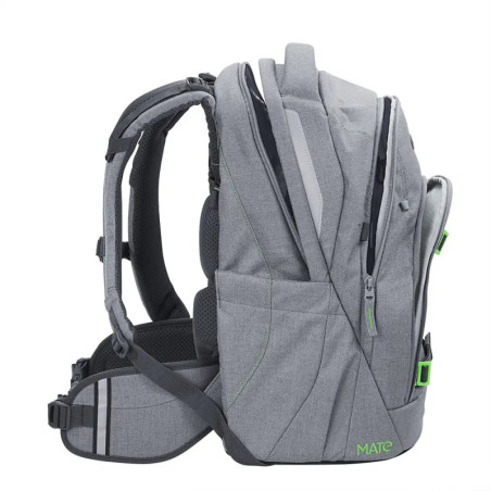 hama Rucksack MATE Mixed Silver Dust - 27L stylischer Begleiter für Schule, Uni & Freizeit