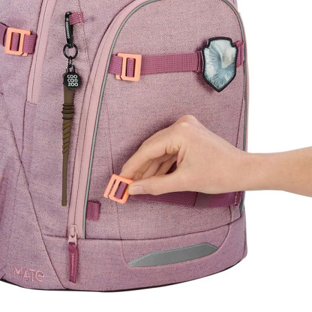 hama Rucksack MATE Mixed Faded Rose - 27L Begleiter für Schule, Uni & Freizeit