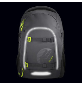 hama Rucksack MATE Tarp Black Thunder – 30L, nachhaltig, Laptopfach. Schule, Uni & Freizeit