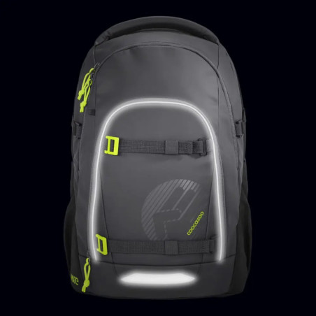 hama Rucksack MATE Tarp Black Thunder – 30L, nachhaltig, Laptopfach. Schule, Uni & Freizeit