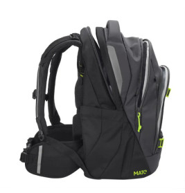 hama Rucksack MATE Tarp Black Thunder – 30L, nachhaltig, Laptopfach. Schule, Uni & Freizeit