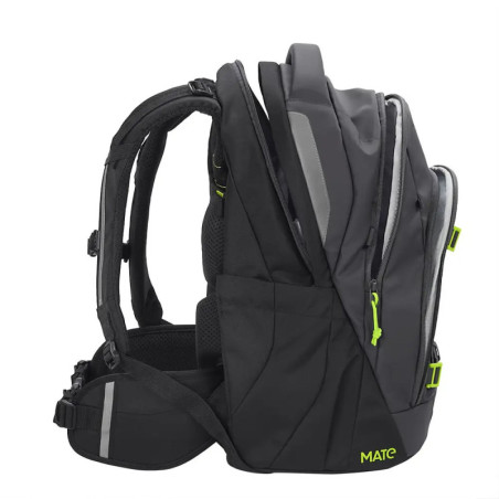 hama Rucksack MATE Tarp Black Thunder – 30L, nachhaltig, Laptopfach. Schule, Uni & Freizeit