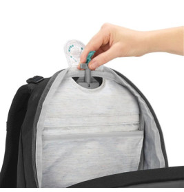 hama Rucksack MATE Tarp Black Thunder – 30L, nachhaltig, Laptopfach. Schule, Uni & Freizeit