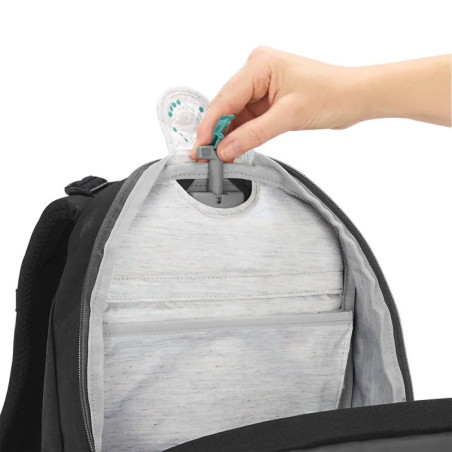 hama Rucksack MATE Tarp Black Thunder – 30L, nachhaltig, Laptopfach. Schule, Uni & Freizeit