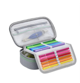 hama Schlampermäppchen Mixed Silver Dust – Stiftebox für Schule, Uni & Büro. Robust & Stylisch