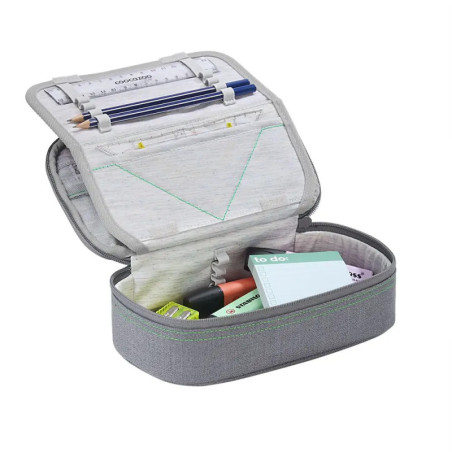 hama Schlampermäppchen Mixed Silver Dust – Stiftebox für Schule, Uni & Büro. Robust & Stylisch