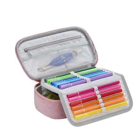 hama Schlampermäppchen Mixed Faded Rose – Stiftebox für Schule, Uni & Alltag. Praktisch!
