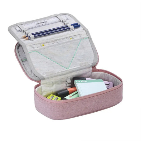 hama Schlampermäppchen Mixed Faded Rose – Stiftebox für Schule, Uni & Alltag. Praktisch!