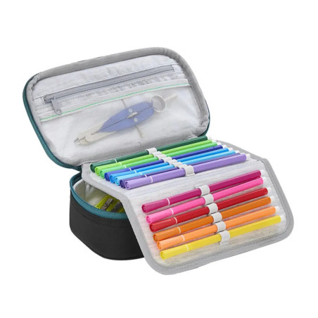 hama Schlampermäppchen Tarp Muddy Lagoon – Stiftebox für Schule, Uni & Büro. Praktisch & Stylisch