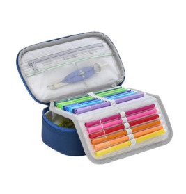 hama Schlampermäppchen Tarp Stormy Rain – Stiftebox für Schule, Uni & Büro. Robust & Modern