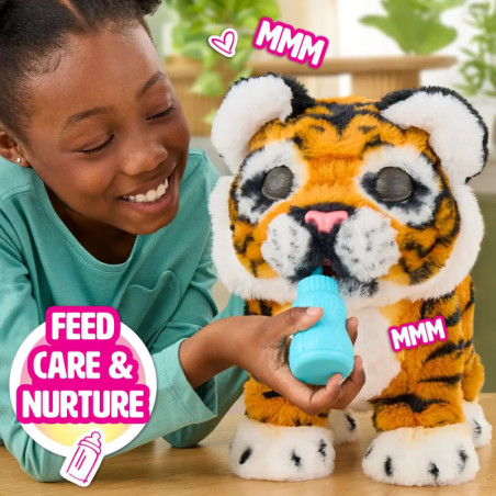 FurReal Gabby der wachsende Teddy – Interaktives Stofftier zum Pflegen