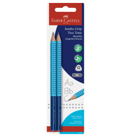 Bleistift Jumbo Grip Two Tone 2xBS BK