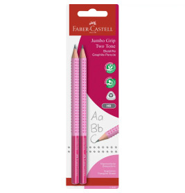 Bleistift Jumbo Grip Two Tone 2xBS BK