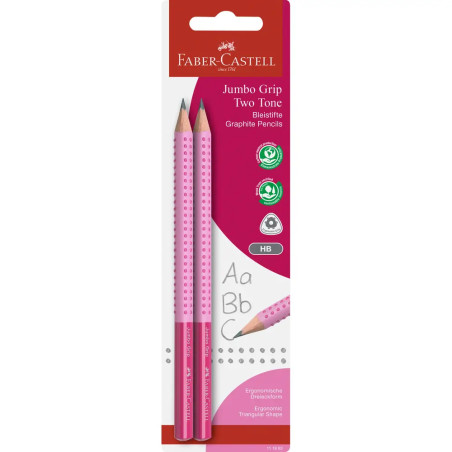 Bleistift Jumbo Grip Two Tone 2xBS BK