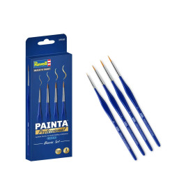 PAINTA Professional - Basic Set / 4 Pack, Synthetische Pinsel, Größe 00, 1, 2, 3