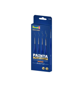 PAINTA Professional - Detail Set / 4 Pack, Synthetische Pinsel, Größe 5/0, 4/0, 3/0, 0