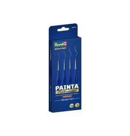 PAINTA Professional - Detail Set / 4 Pack, Synthetische Pinsel, Größe 5/0, 4/0, 3/0, 0