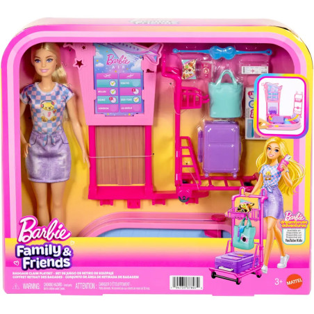 Barbie Kofferband Spielset mit Puppe