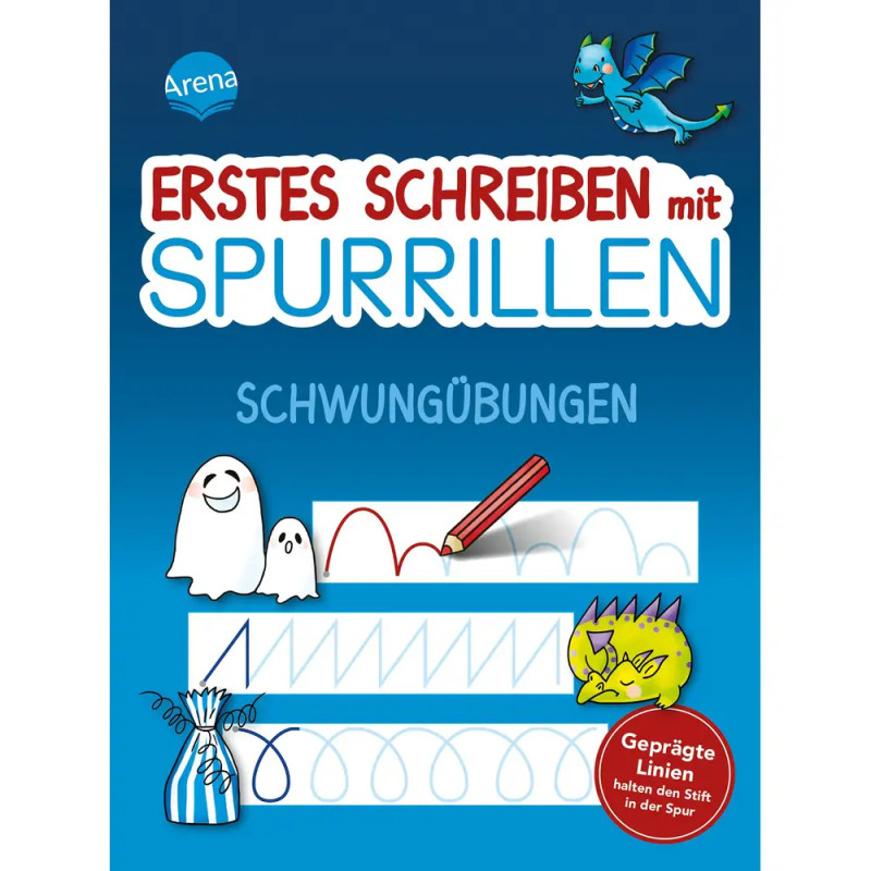 Seeberg, Helen: Erstes Schreiben mit Spurrillen – Schwungübungen (Geprägte Linien halten den Stift i