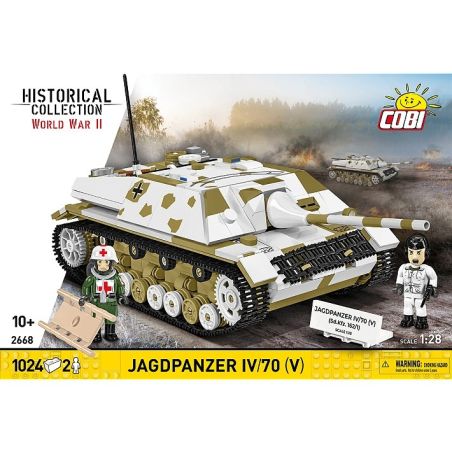 COBI Jagdpanzer IV/70 Bausatz: Detailgetreues Modell 1:35 | Militärgeschichte | Für Sammler ab 9 Jahren!