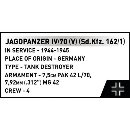 COBI Jagdpanzer IV/70 Bausatz: Detailgetreues Modell 1:35 | Militärgeschichte | Für Sammler ab 9 Jahren!