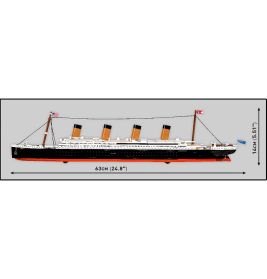 COBI Titanic Bausatz 1:450: Detailgetreues Modell mit 2840 Teilen | Für Sammler & Modellbauer ab 10 Jahren!