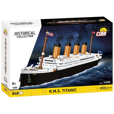 COBI Titanic Bausatz 1:450: Detailgetreues Modell mit 2840 Teilen | Für Sammler & Modellbauer ab 10 Jahren!