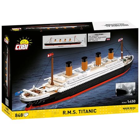 COBI Titanic Bausatz 1:450: Detailgetreues Modell mit 2840 Teilen | Für Sammler & Modellbauer ab 10 Jahren!