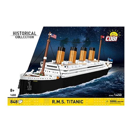 COBI Titanic Bausatz 1:450: Detailgetreues Modell mit 2840 Teilen | Für Sammler & Modellbauer ab 10 Jahren!