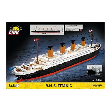 COBI Titanic Bausatz 1:450: Detailgetreues Modell mit 2840 Teilen | Für Sammler & Modellbauer ab 10 Jahren!