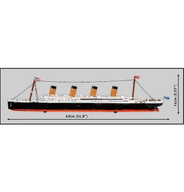 COBI Titanic Bausatz 1:450: Detailgetreues Modell mit 2840 Teilen | Für Sammler & Modellbauer ab 10 Jahren!