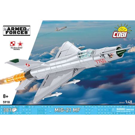 COBI® MIG-21 MF – Klemmbaustein Modell | Legendärer Überschalljäger des Kalten Kriegs
